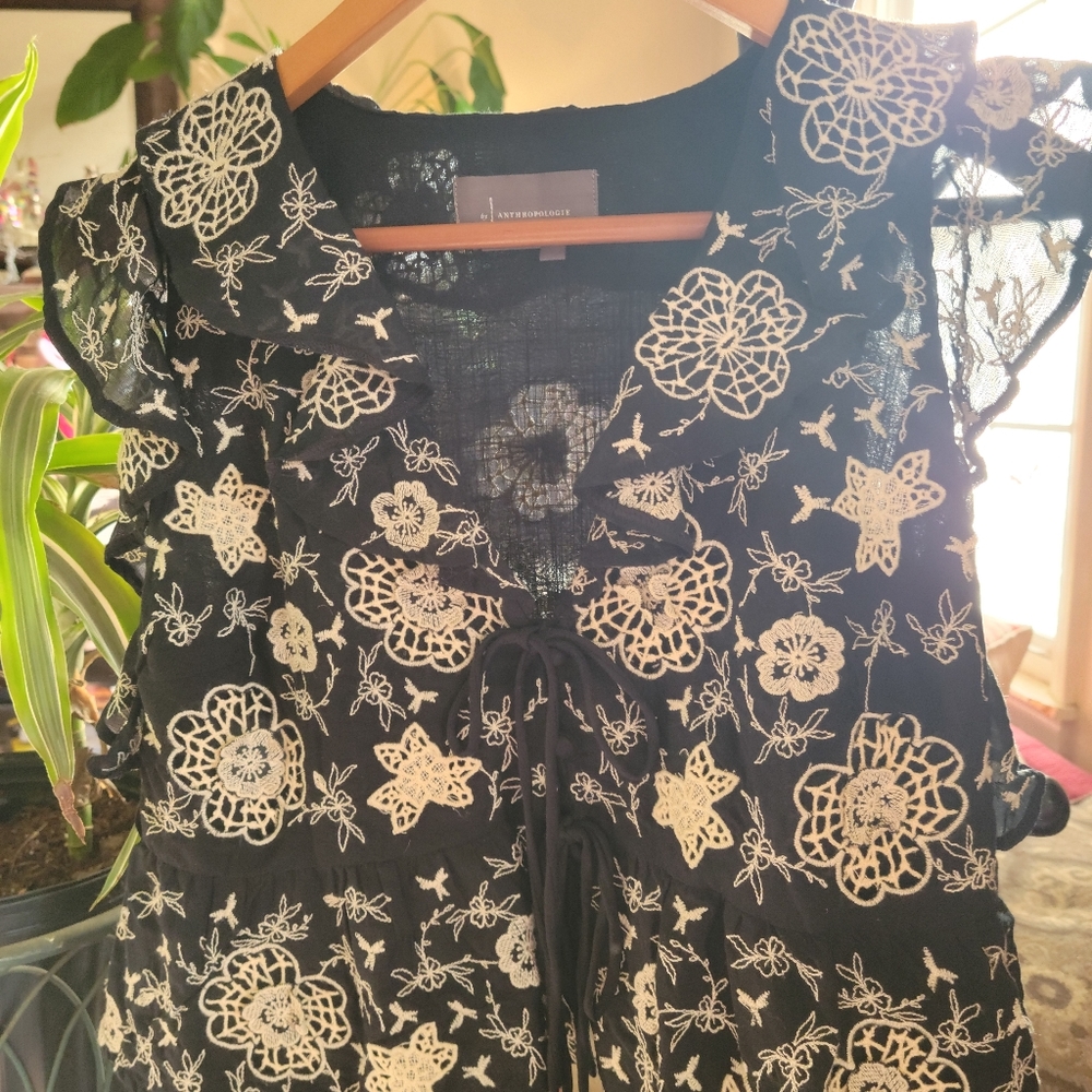 ANTHROPOLOGIE BLOUSE SHIRT SIZE MED NWOT